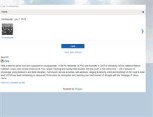 Tablet Screenshot of icanflyministries.blogspot.com