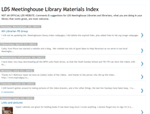 Tablet Screenshot of ldsmeetinghouselibrarymaterialsindex.blogspot.com