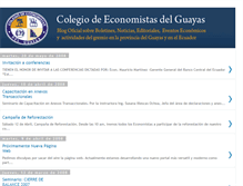 Tablet Screenshot of colegiodeeconomistasdelguayas.blogspot.com