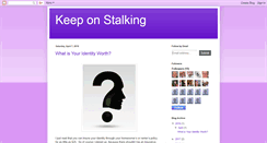 Desktop Screenshot of keeponstalking.blogspot.com