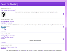 Tablet Screenshot of keeponstalking.blogspot.com