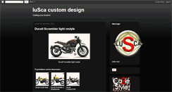 Desktop Screenshot of luscacustomdesign.blogspot.com