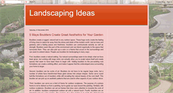 Desktop Screenshot of land-scaping-ideas.blogspot.com