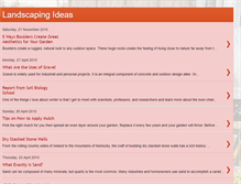 Tablet Screenshot of land-scaping-ideas.blogspot.com