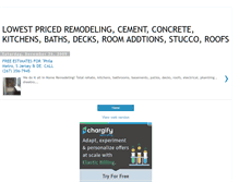 Tablet Screenshot of cheapcementconcrete.blogspot.com