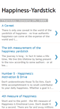 Mobile Screenshot of happiness-yardstick.blogspot.com