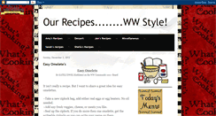 Desktop Screenshot of ourrecipeswwstyle.blogspot.com