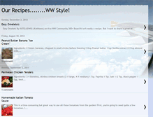 Tablet Screenshot of ourrecipeswwstyle.blogspot.com