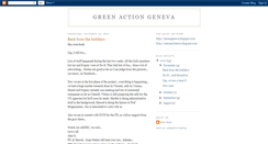 Desktop Screenshot of greenactiongeneva.blogspot.com