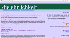 Desktop Screenshot of die-ehrlichkeit.blogspot.com