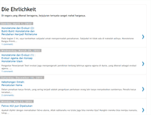 Tablet Screenshot of die-ehrlichkeit.blogspot.com