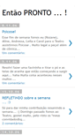 Mobile Screenshot of entaopronto.blogspot.com