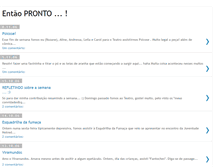 Tablet Screenshot of entaopronto.blogspot.com