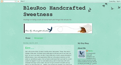 Desktop Screenshot of bleuroo.blogspot.com
