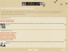 Tablet Screenshot of notihistoriadominicana.blogspot.com