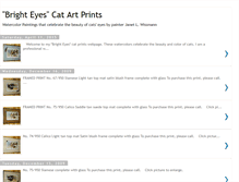 Tablet Screenshot of brighteyescatprints.blogspot.com