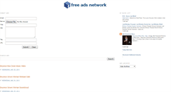 Desktop Screenshot of freeadsnetwork.blogspot.com