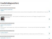 Tablet Screenshot of cosedellabagna.blogspot.com