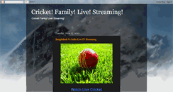 Desktop Screenshot of cricket-live-online-tv.blogspot.com