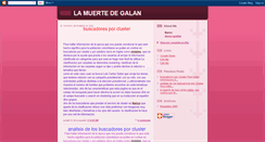 Desktop Screenshot of lamuertedegalan.blogspot.com