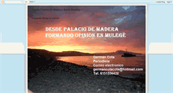 Desktop Screenshot of desdepalaciodemadera.blogspot.com