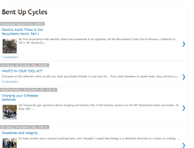 Tablet Screenshot of bentupcycles.blogspot.com