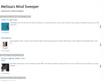 Tablet Screenshot of melissa-mindsweeper.blogspot.com