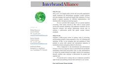 Desktop Screenshot of interbrandalliance.blogspot.com