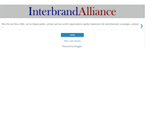 Tablet Screenshot of interbrandalliance.blogspot.com