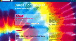 Desktop Screenshot of dancefordanielle.blogspot.com