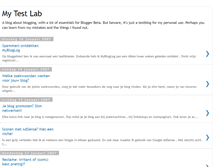 Tablet Screenshot of mytestlab.blogspot.com