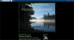 Desktop Screenshot of environmental-realist.blogspot.com