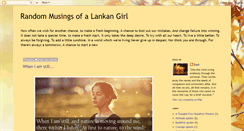 Desktop Screenshot of lankangirl.blogspot.com