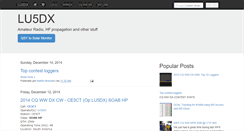 Desktop Screenshot of lu5dx.blogspot.com
