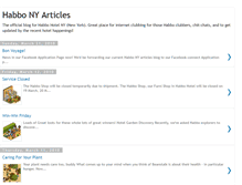 Tablet Screenshot of habbony-news.blogspot.com