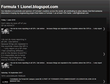 Tablet Screenshot of formula1lionel.blogspot.com