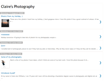 Tablet Screenshot of claireannwilliamsphotography.blogspot.com
