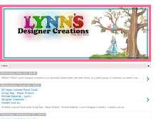 Tablet Screenshot of lynnsdesignercreations.blogspot.com
