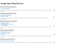 Tablet Screenshot of googlebase-de.blogspot.com