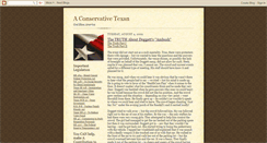 Desktop Screenshot of conservativetexans.blogspot.com