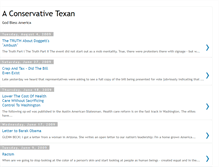 Tablet Screenshot of conservativetexans.blogspot.com