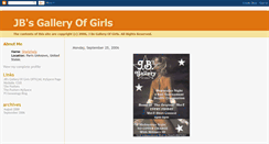 Desktop Screenshot of jbsgalleryofgirls.blogspot.com