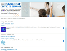 Tablet Screenshot of ikasleku.blogspot.com