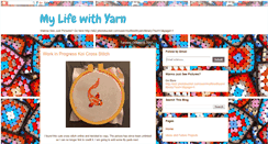 Desktop Screenshot of mylifewithyarn.blogspot.com