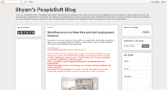 Desktop Screenshot of peoplesoftwiki.blogspot.com