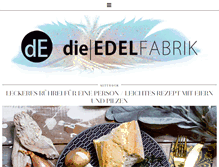 Tablet Screenshot of die-edelfabrik.blogspot.com