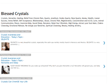 Tablet Screenshot of blessedcrystals.blogspot.com