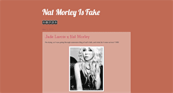 Desktop Screenshot of nat-morleyisafake.blogspot.com