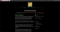 Desktop Screenshot of ipadeverygame.blogspot.com