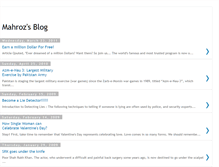 Tablet Screenshot of mahrozsblog.blogspot.com